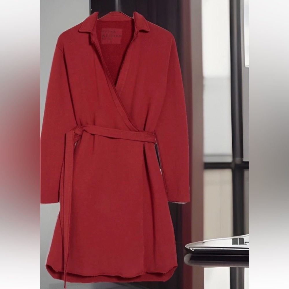 Frank & Eileen ‘ Willa’ Wrap dress in Cranberry size XL New